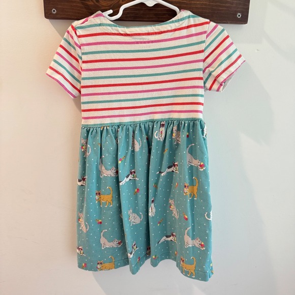 Mini Boden Girls Dress Bundle Lot of 4 Size 5-6Y Animals Mermaids Stripes Cats - Picture 14 of 14
